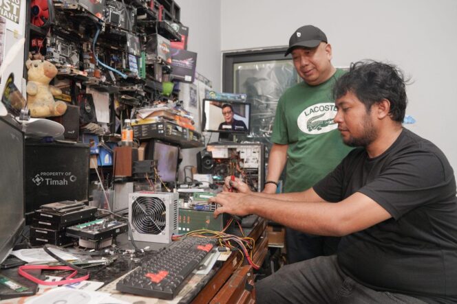 
 Berkat Jadi Mitra Binaan PT Timah,D&P Komputer Sukses Kembangkan Usaha Layanan Service dan Sparepart Komputer