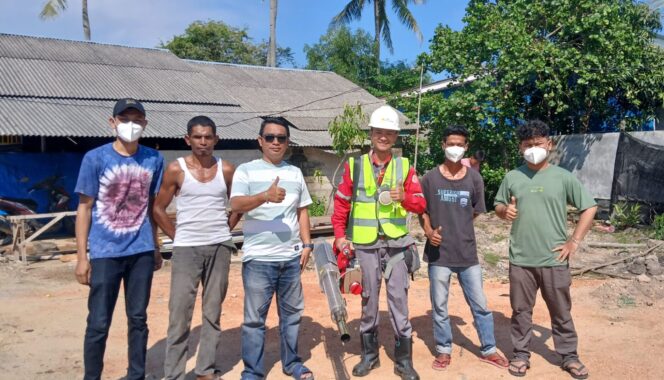 
 Cegah DBD PPKB Tebing Bersama RT RW Lakukan Fogging