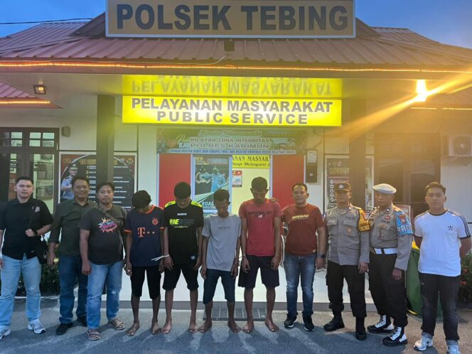 
 Polsek Tebing Ringkus Pencuri Kabel  Bandara Raja Haji Abdullah Karimun