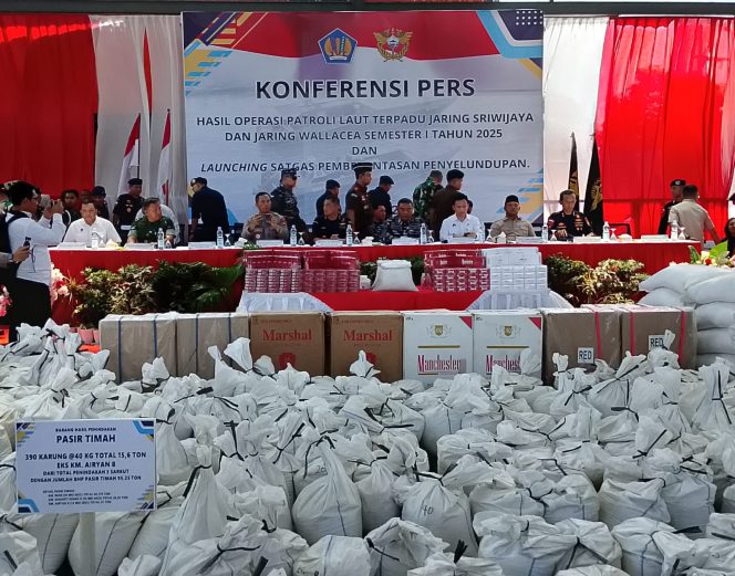 
 ‎Operasi Patroli Laut Terpadu Berakhir, Selama Operasi Berhasil Menindak 14.657 Pelanggaran,Nilai Barang 4,3 T