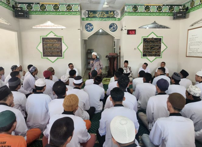 
 ‎Warga Binaan Rutan Karimun Antusias Ikuti Safari Dakwah