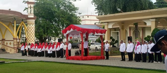 
 ‎Bupati Iskandarsyah Jadi Irup Upacara Peringatan  HUT PMI ke 80, Mari Tebarkan Kebaikan