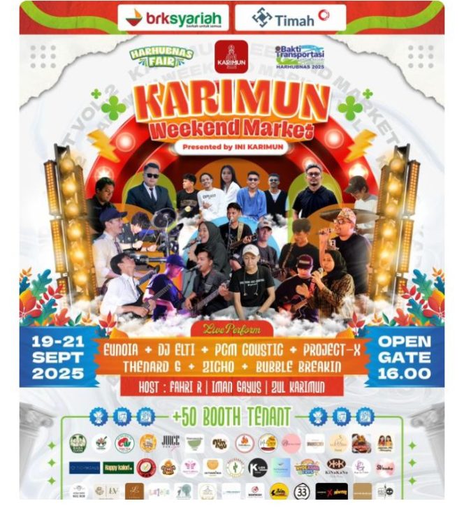 
 ‎Karimun Weekend Market Kembali Digelar, Diikuti Puluhan UMKM dan Dimeriahkan Artis Lokal