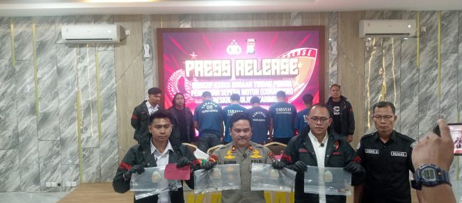 
 Beraksi di 7 TKP Komplotan Curanmor  Diringkus Polisi