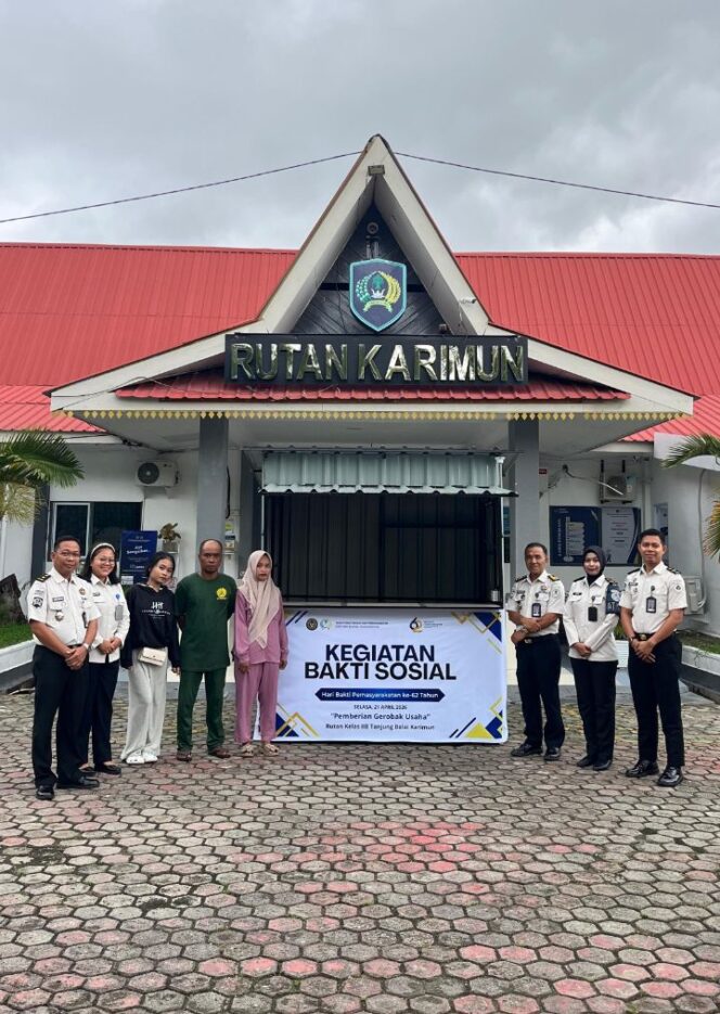 
 ‎Peringati  HBP, Rutan Karimun  Gelar Bakti Sosial ‎