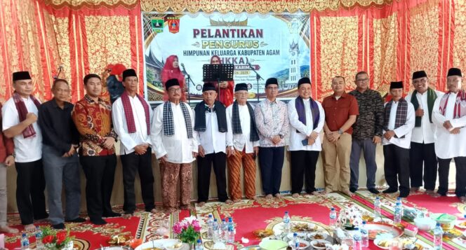 
 ‎Pengurus Himpunan Keluarga Kabupaten Agam Kabupaten Karimun Dilantik,  ‎Dayat Jabat Ketua