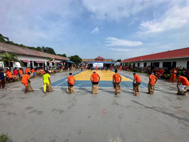 
 ‎Semarak Hari Kemerdekaan RI ke-81, Rutan Karimun Gelar Pekan Olahraga dan Seni ‎