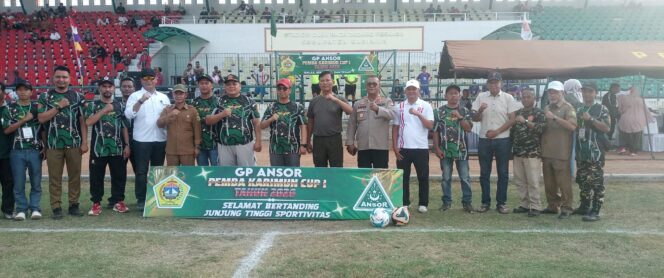 
 ‎Turnamen Sepak Bola GP Ansor Pemda Karimun Cup 1 Resmi Digelar, 49 Tim Ikut Bertanding  ‎