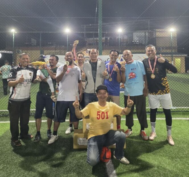 
 ‎Kalahkan Indonesia FC di Final, Tim ABG  Tua  Juarai  Futsal U40 PPKB Tebing